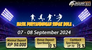 Hasil Pertandingan Sepak Bola 07 - 08 September 2024